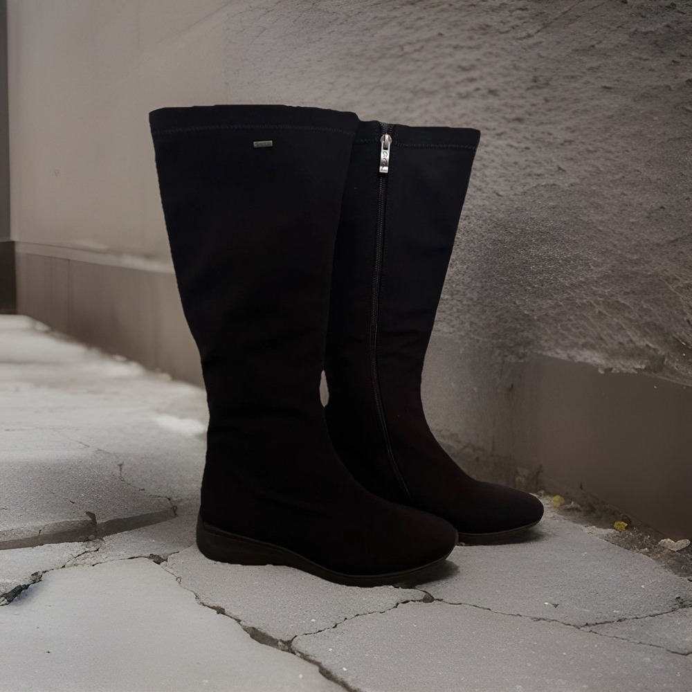 Ara Paula Women's knee‎ high Gore-tex Boot Black Size 5 1/2